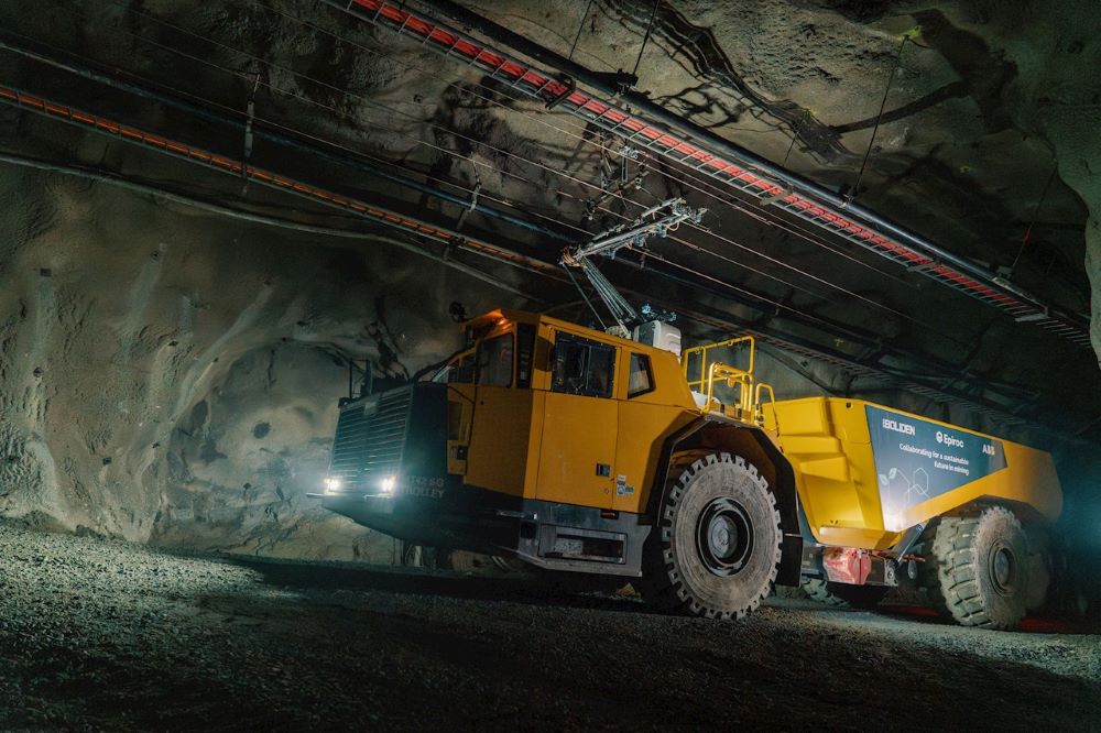 ABB, Boliden et Epiroc créent le premier système de camion souterrain à chariot électrique à batterie
