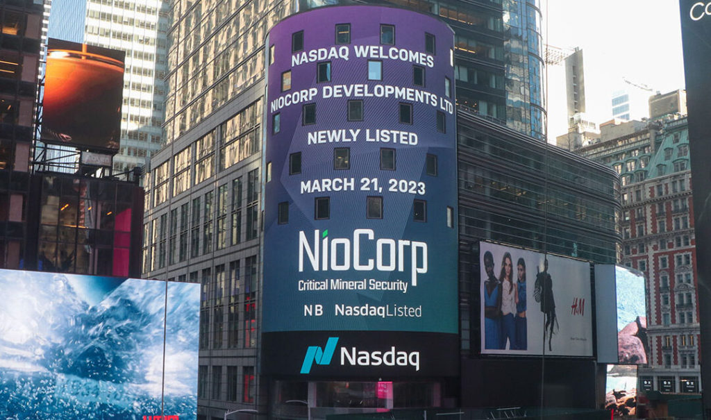 NioCorp abandonne sa cotation au TSX au profit du Nasdaq