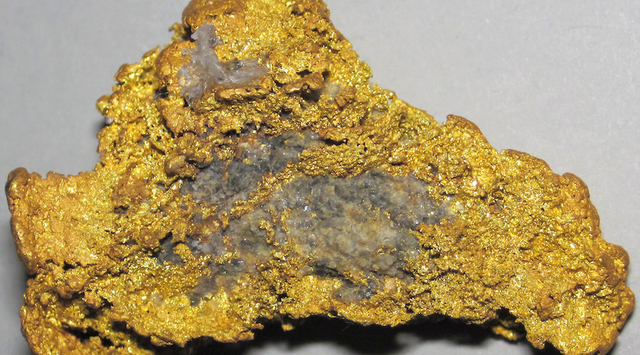 Native gold.