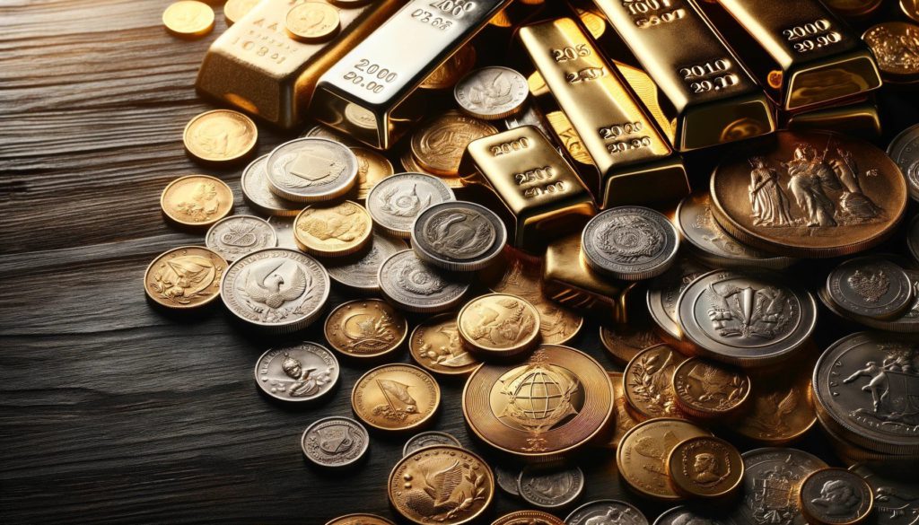 gold and silver