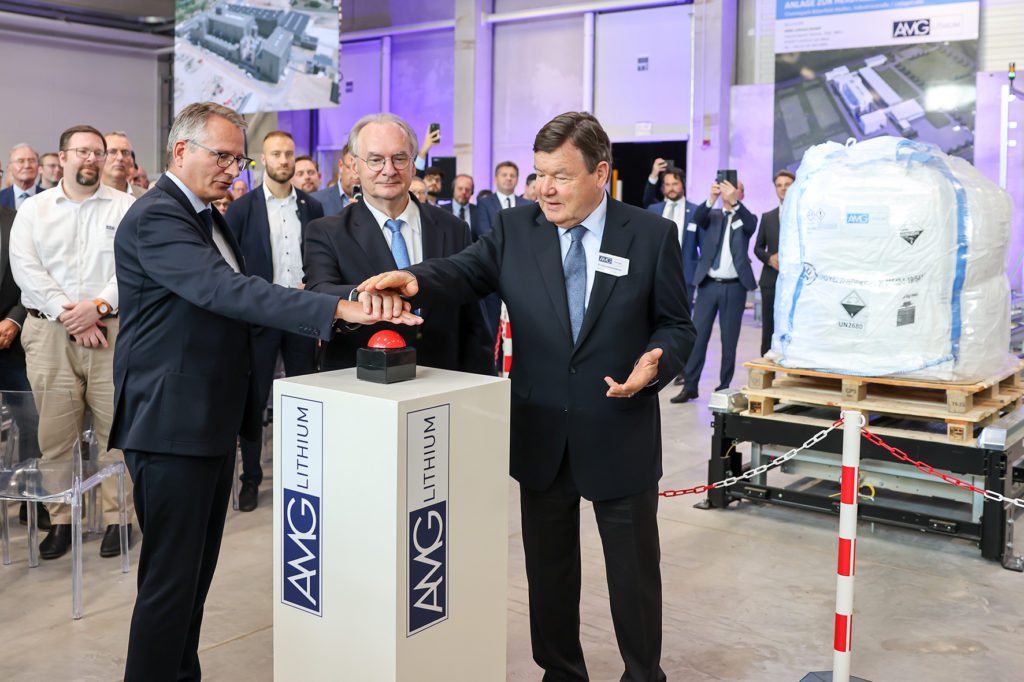 AMG Critical Materials ouvre la première raffinerie d'hydroxyde de lithium en Europe