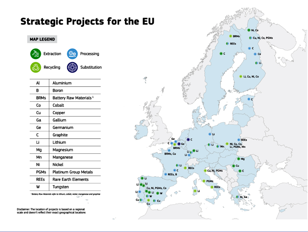L'UE dévoile 47 projets stratégiques pour sécuriser l'accès des minéraux critiques