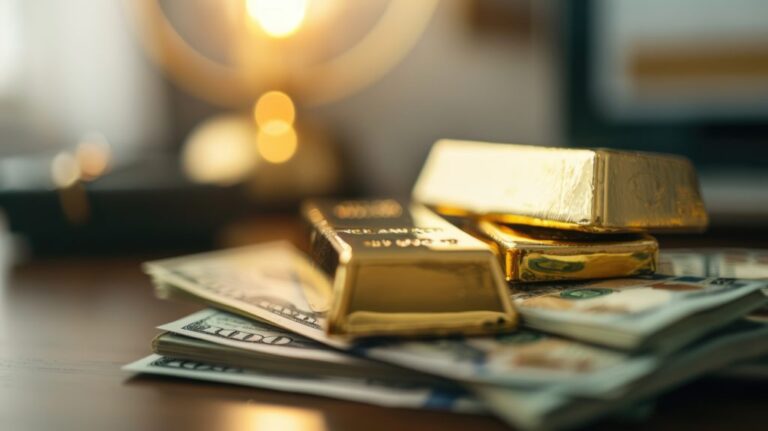 Gold de prix en or inférieur à 3 300 $ sur un dollar recouvrement