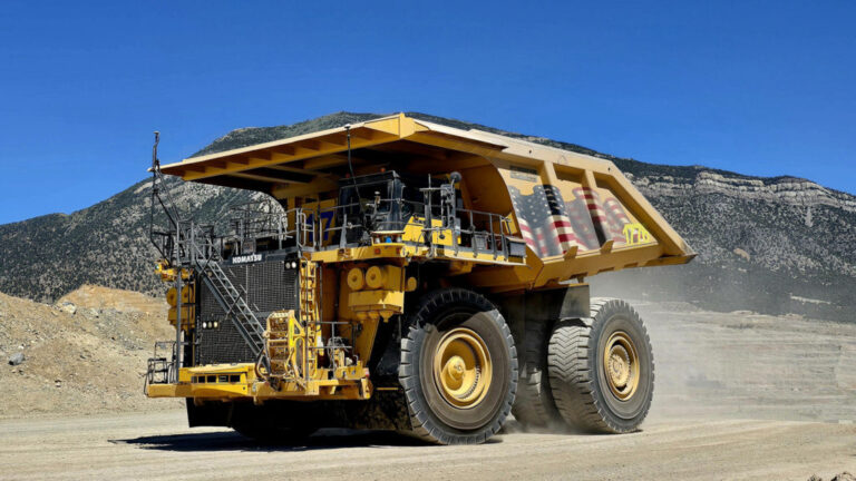 Nevada Gold Mines, Komatsu lance un partenariat de transport autonome aux États-Unis