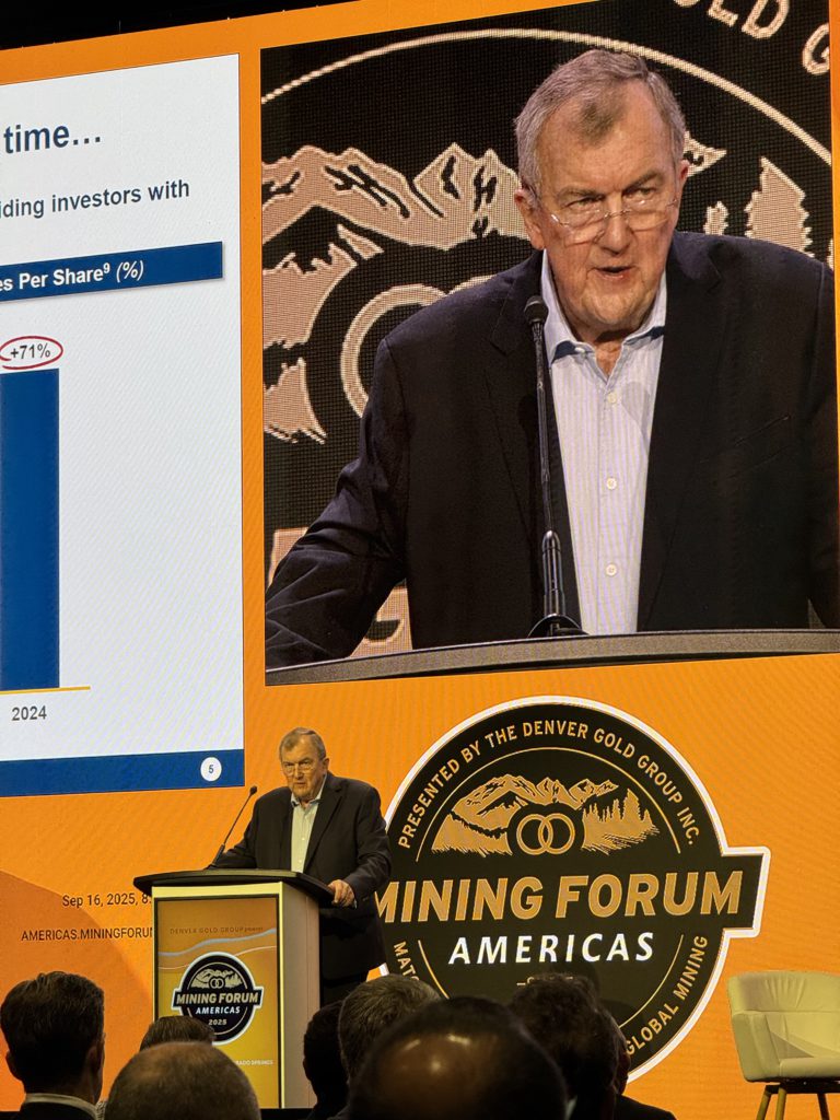Forum minier Amériques: les majors d'or voient la discipline 