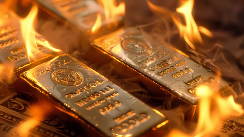 Le prix de l'or établit un autre record sur le vol vers la sécurité