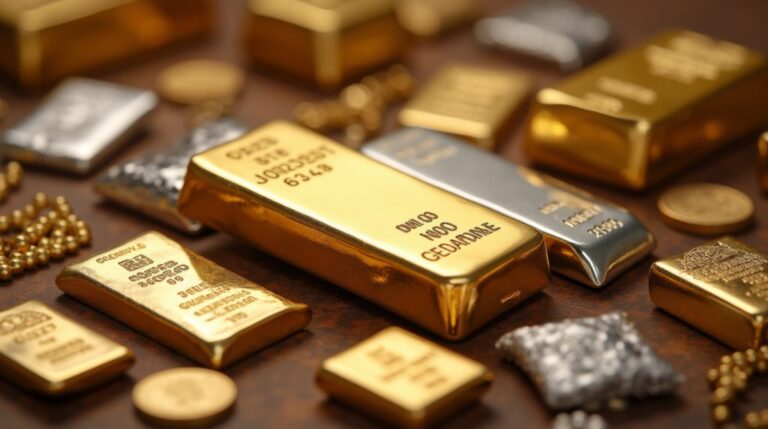 Les prix de l'or et de l'argent atteignent des records en raison des craintes liées au crédit et des tensions entre les États-Unis et la Chine