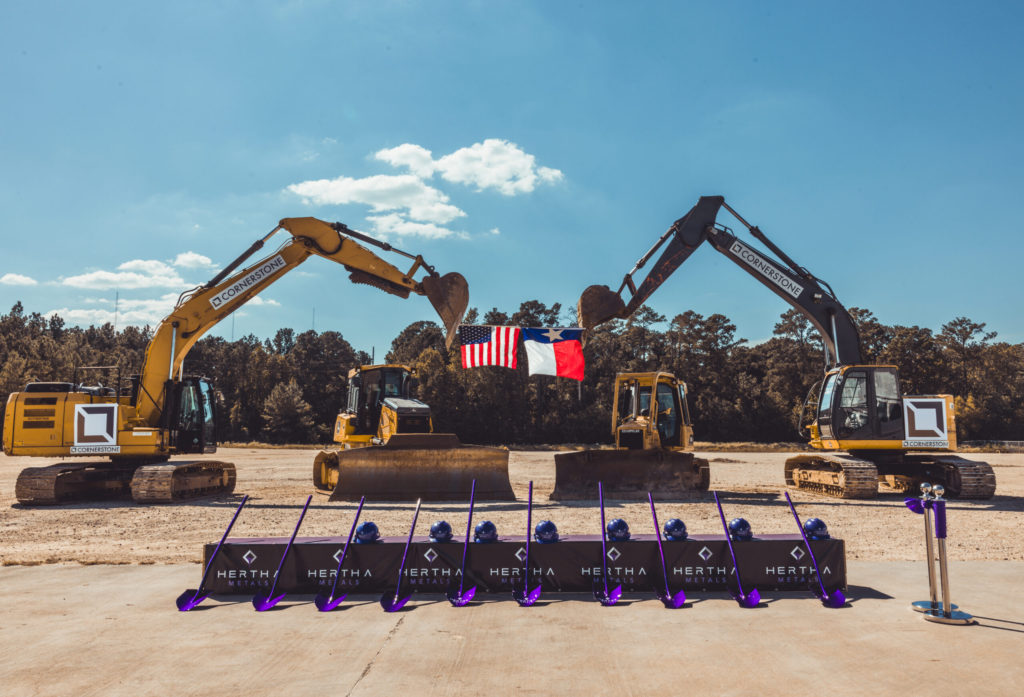 Hertha Metals inaugure la construction d'une usine américaine de 100 millions de dollars pour le fer de qualité magnétique